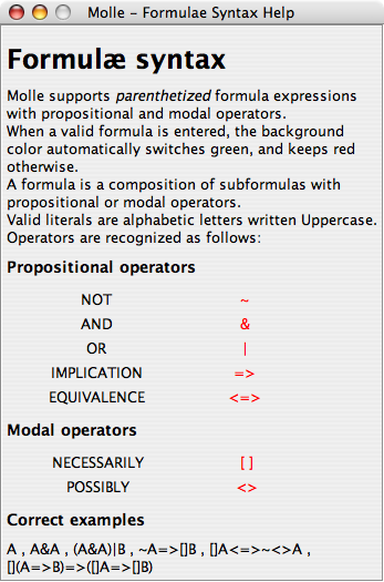 Molle syntax help